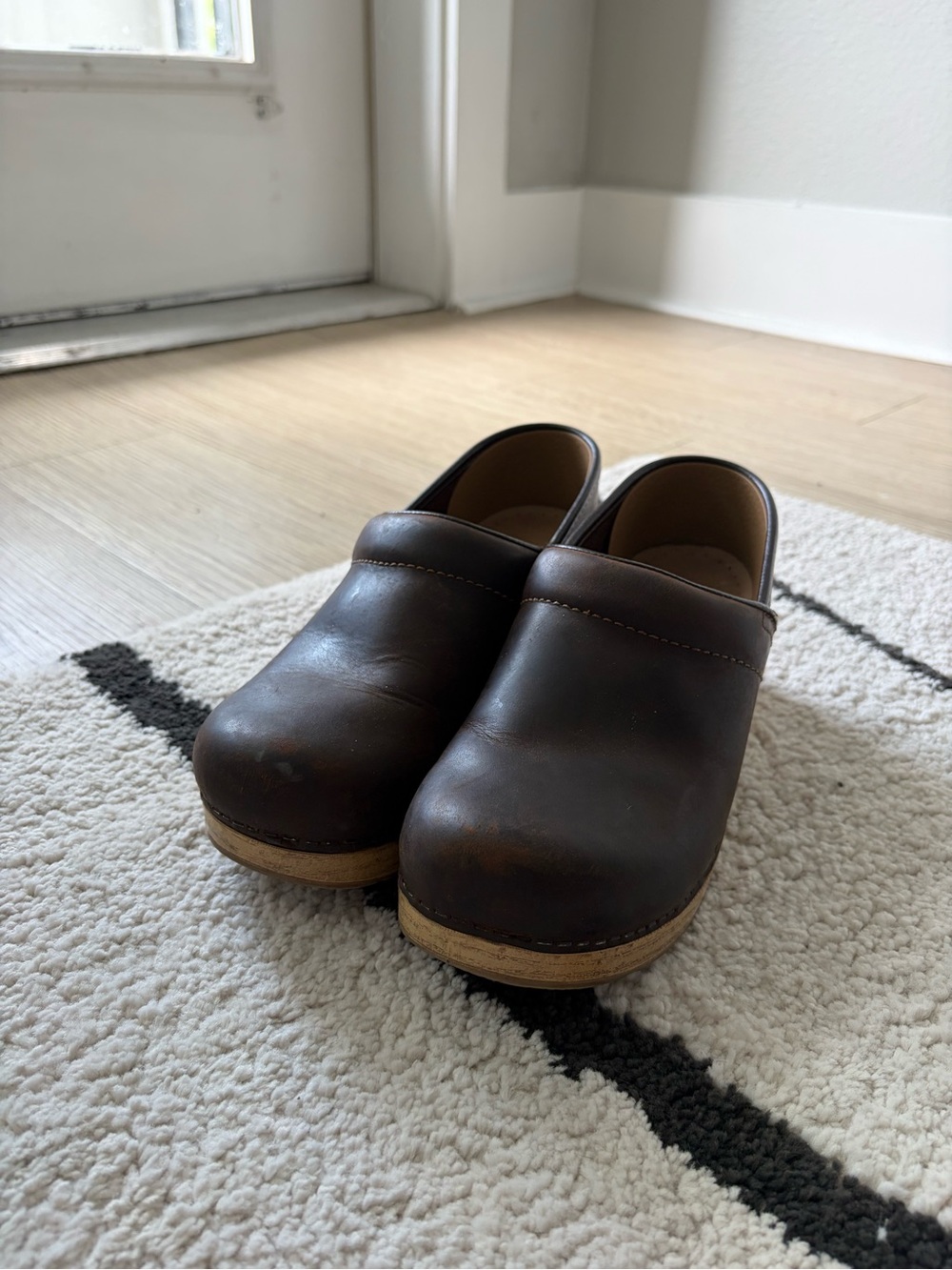 Dansko Brown Leather Clogs